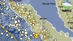 Gempa Terkini Magnitudo 3,3 Guncang Sibolga Sumatra Utara