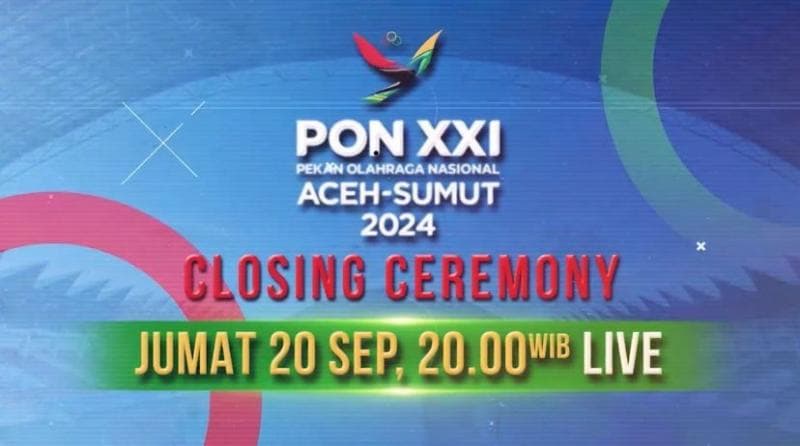 Saksikan Meriahnya Closing Ceremony PON 2024 Malam Ini Pukul 20.00 WIB Live hanya di iNews