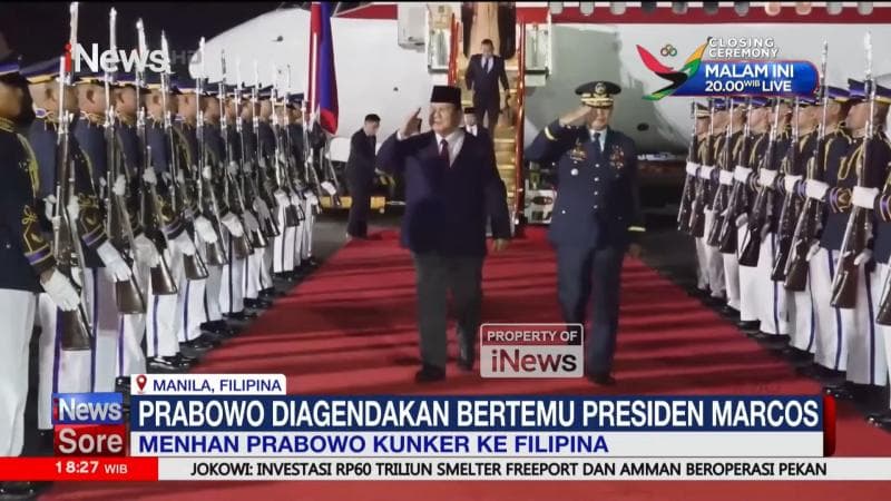 Menhan Prabowo Kunker ke Filipina, Diagendakan Bertemu Presiden Marcos