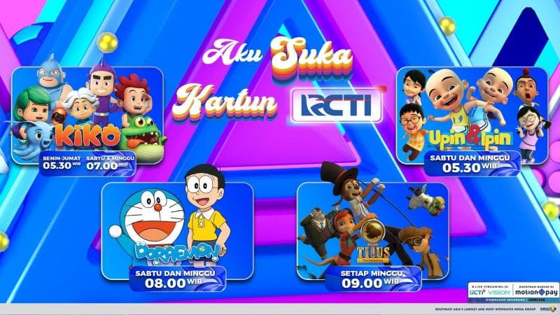 Aku Suka Kartun RCTI: Hiburan dan Petualangan Penuh dengan Fantasi Setiap Hari