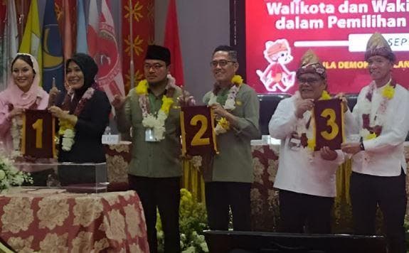 Dapat Nomor Urut 1, Fitri-Nandri Optimistis Kembali Menang di Pilkada Palembang 2024