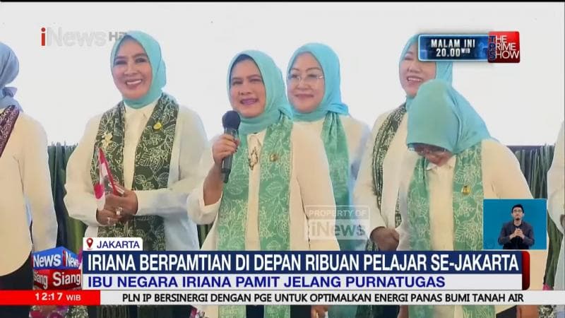 Ibu Negara Iriana Jokowi Pamitan dan Minta Maaf Jelang Purna Tugas