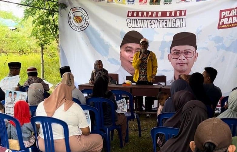 Penyintas Sigi Keluhkan Masih Tinggal di Huntara ke Cagub Sulteng Ahmad Ali