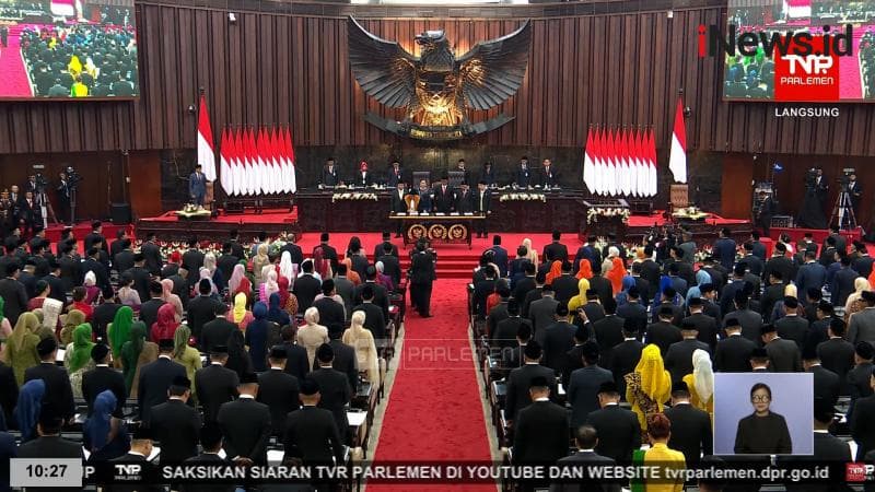 Sah! 580 Anggota DPR Periode 2024-2029 Resmi Dilantik