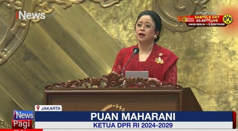 Puan Maharani Resmi Jadi Ketua DPR 2024-2029