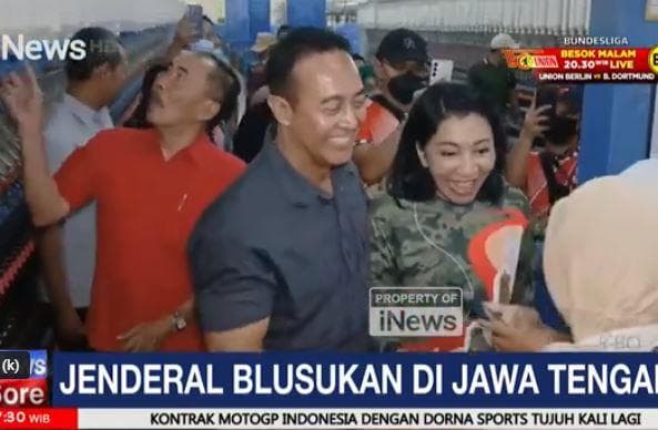 Andika Perkasa Blusukan ke Pabrik Tekstil di Sragen, Janjikan 3 Hal ke Karyawan