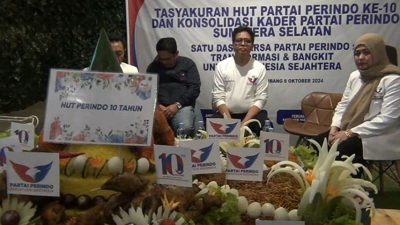 Perayaan HUT ke-10 Tahun Partai Perindo, Febuar Rahman: Bersyukur dan Introspeksi Diri