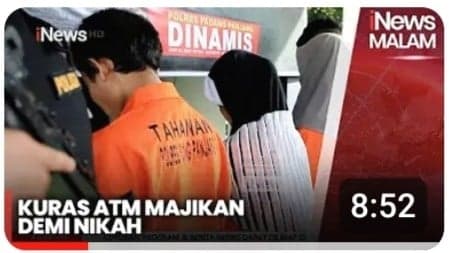 Butuh Biaya Nikah, Pria di Padang Panjang Kuras ATM Majikan Rp173 Juta