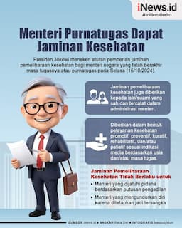 Infografis Menteri Purnatugas Dapat Jaminan Pemeliharaan Kesehatan