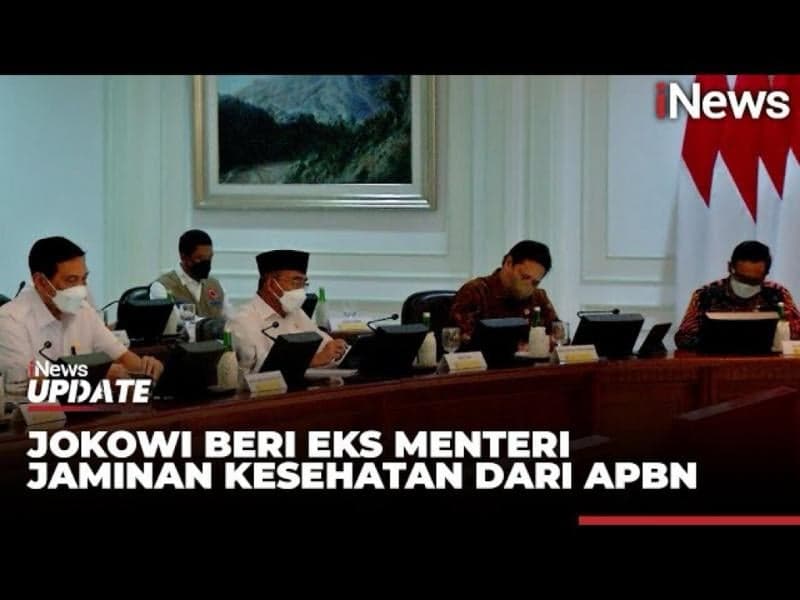 Terungkap! Ini Alasan Jokowi Beri Jaminan Kesehatan untuk Eks Menteri Pakai APBN