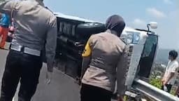 Minibus Rombongan Santri Kecelakaan di Tol Ungaran Semarang, Bawa 25 Orang