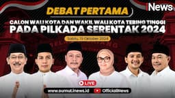 Link Live Debat Perdana Pilkada Kota Tebingtinggi 2024, Saksikan di iNews Sumut