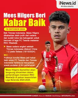 Infografis Mees Hilgers Beri Kabar Baik