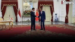 Presiden Jokowi Terima Wapres China Han Zheng di Istana Merdeka