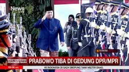 Prabowo Tiba di Gedung Nusantara Didampingi Sang Anak Didit