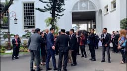  Jelang Dilantik, AHY hingga Erick Thohir Tiba di Istana Negara