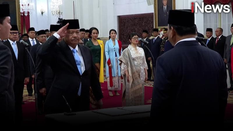 Prabowo Lantik 55 Wakil Menteri Kabinet Merah Putih di Istana Negara, Ada Giring hingga Taufik Hidayat