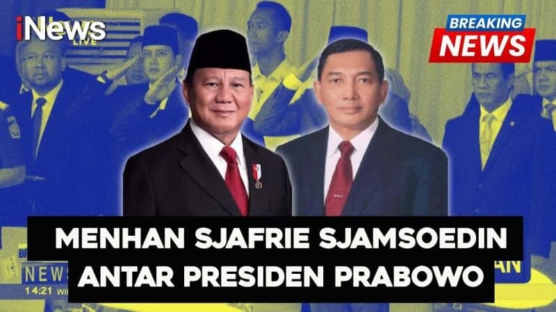 Prabowo Subianto Serah Terima Jabatan Menhan kepada Sjafrie Sjamsoeddin