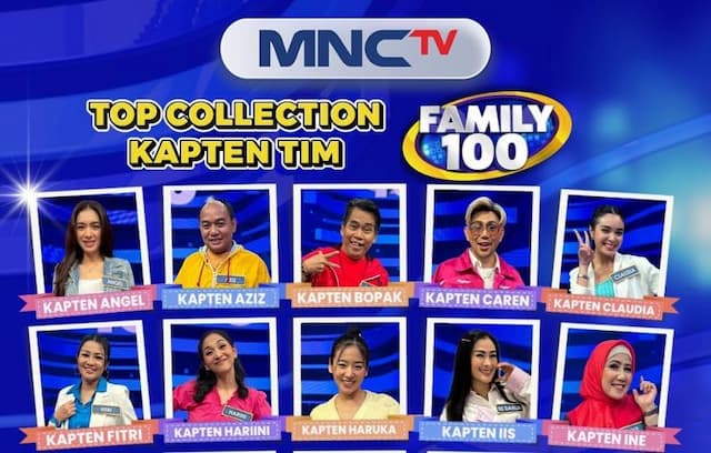 Semakin Heboh Bertabur Bintang, Iis Dahlia, Vega, Nunung, dan Abdul Jadi Kapten Tim Family 100 di MNCTV