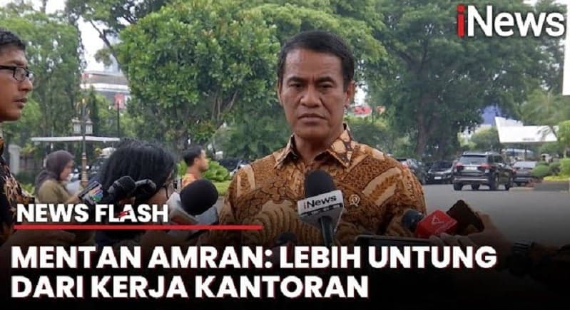 Mentan Ajak Generasi Muda Bertani dengan Teknologi Modern