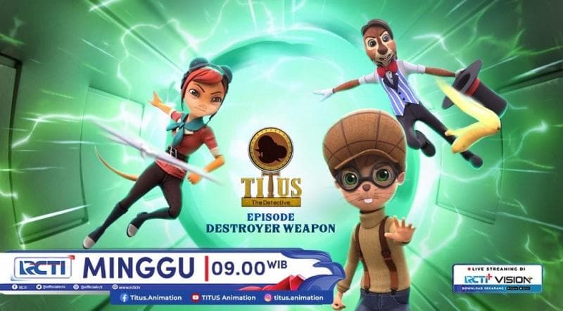 Titus The Detective Episode Kelima Destroyer Weapon, Minggu 27 Oktober 2024 Pukul 09.00 Pagi di RCTI