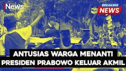 Warga Antusias Berpamitan dengan Prabowo usai Retreat Kabinet Merah Putih di Akmil Magelang