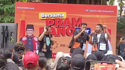 Momen Pramono Joget Jedag Jedug di Taman Langsat