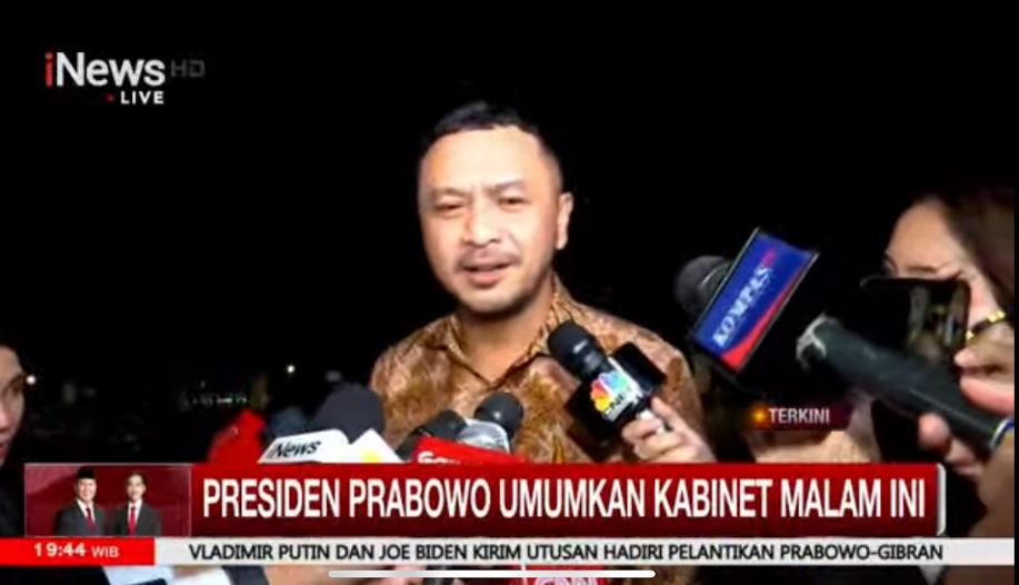 Giring Ganesha Tiba di Istana Jelang Pengumuman Menteri Prabowo-Gibran: Jadi Wakil Menteri