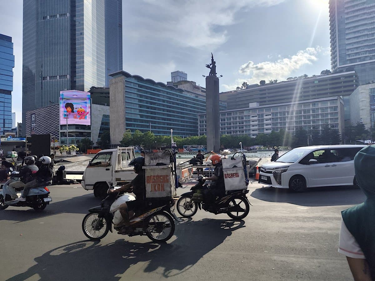 Pesta Rakyat Pelantikan Prabowo-Gibran Usai, Jalan MH Thamrin Kembali Dibuka&nbsp;