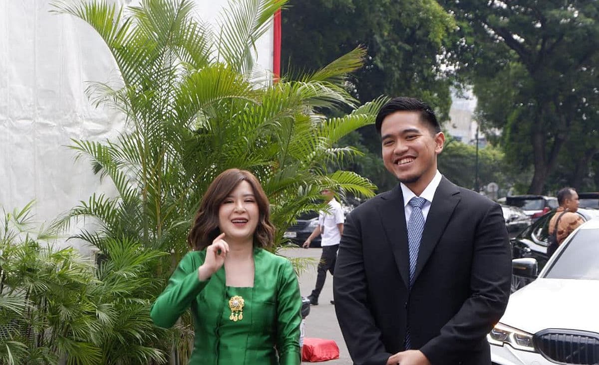 Kaesang Pangarep Hadiri Pelantikan Menteri Kabinet Merah Putih di Istana 