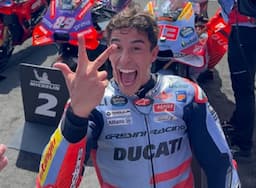 Momen Marc Marquez Nyaris Kalah Konyol Gara-Gara Sehelai Plastik di MotoGP Australia 2024