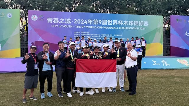 Indonesia Borong 3 Medali Emas dan 2 Perak di Piala Dunia Woodball 2024