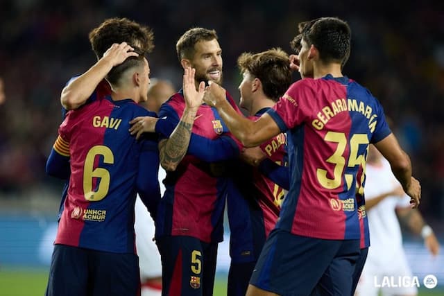 Hasil Barcelona vs Sevilla di Liga Spanyol 2024-2025: <i>Blaugrana</i> Pesta Gol 5-1