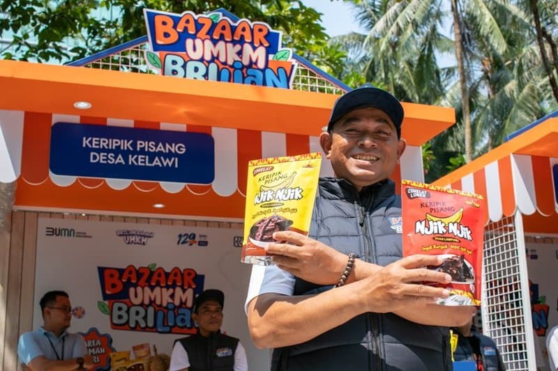 UMKM Keripik Pisang di Bakauheni Lampung Berkembang Berkat Dukungan dari BRI