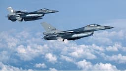 Serangan Besar-besaran Israel ke Iran, Satu Skuadron Jet Tempur F-16 AS Tiba di Timur Tengah &nbsp;