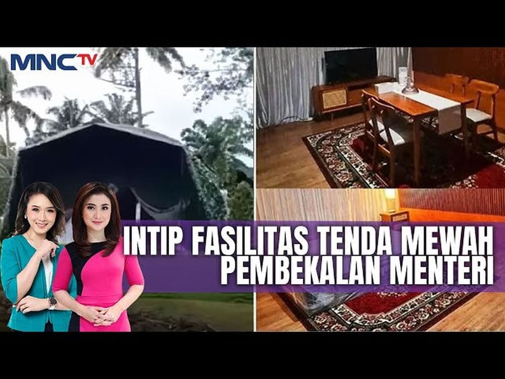 Mengintip Tenda Mewah Menteri dan Wamen di Akmil Magelang&nbsp;