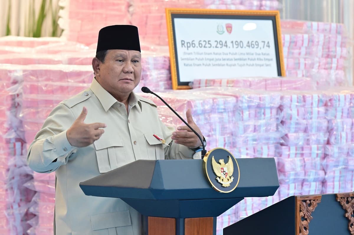 Prabowo : Rp6,6 Triliun Hasil Penertiban Hutan Bisa Bikin 100 Ribu Rumah Korban Bencana Sumatera