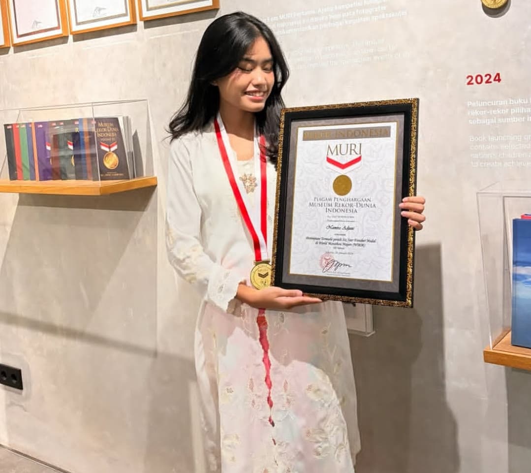 Profil dan Potret Cantik Namira Adjani, Anak Alya Rohali Pencetak Rekor MURI sebagai Perempuan Termuda Six Star Finisher