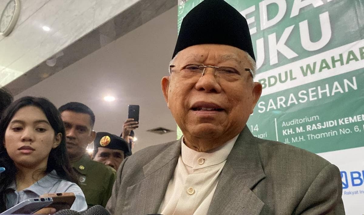 Ma'ruf Amin Tak Masalah RI Gabung Board of Peace Sepanjang Dukung Palestina Merdeka