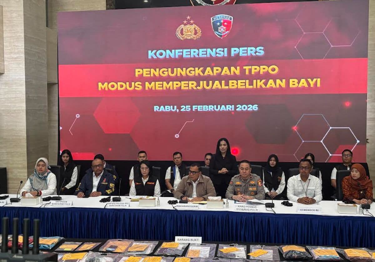 Bareskrim Bongkar Perdagangan Bayi Lintas Wilayah, Pelaku Beraksi via Media Sosial