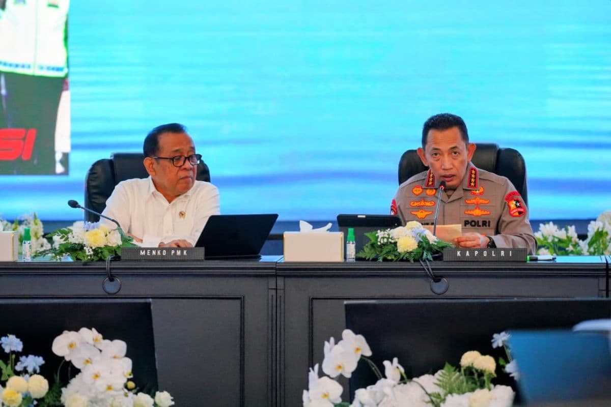Kapolri Pimpin Rapat Koordinasi Lintas Sektoral Kesiapan Ops Ketupat 2026