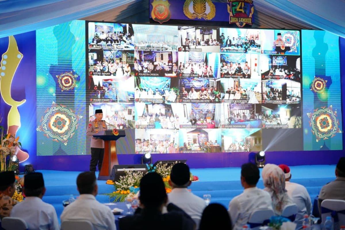Silaturahmi Ramadhan di Jabar, Kapolri Pesan Jaga Persatuan-Kesatuan
