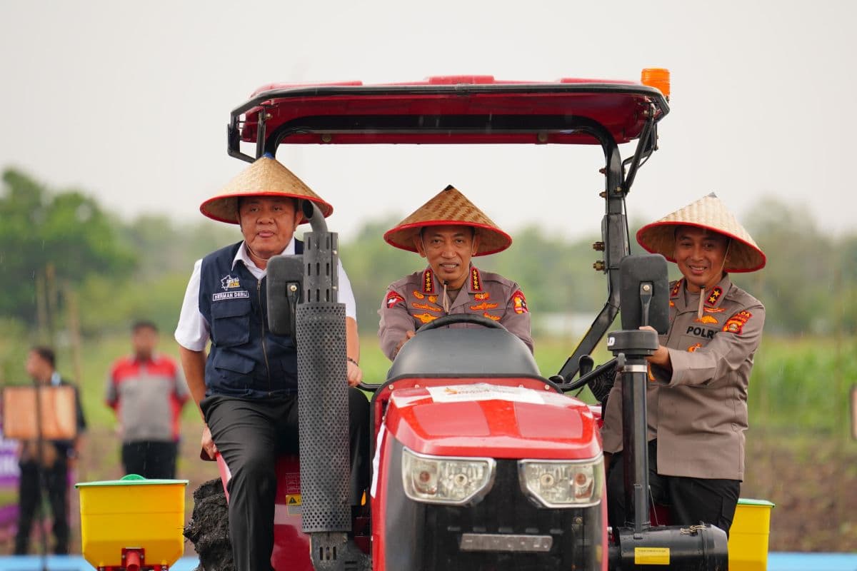 Kapolri Tuntaskan Target Swasembada Pangan Presiden, Tanam Raya Jagung Serentak Kuartal I
