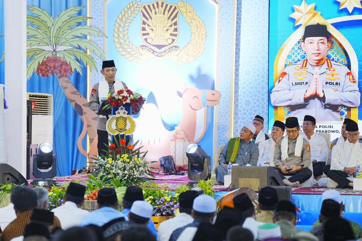 Safari Ramadhan di Sumsel, Kapolri: Jangan Terpancing Isu yang Memecah Persatuan!