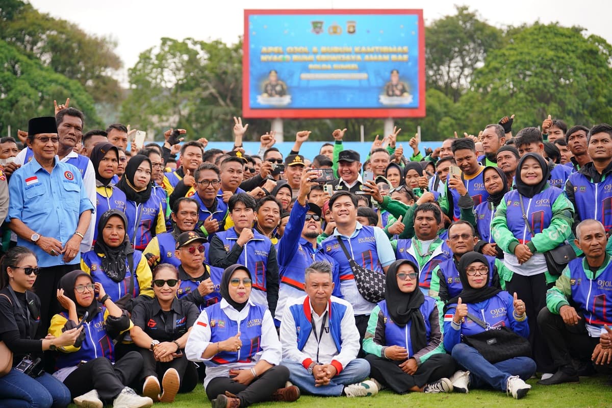 Kapolri ke Buruh dan Ojol: Terus Menjadi 'Sabuk Kamtibmas' Demi Wujudkan Indonesia Emas 2045