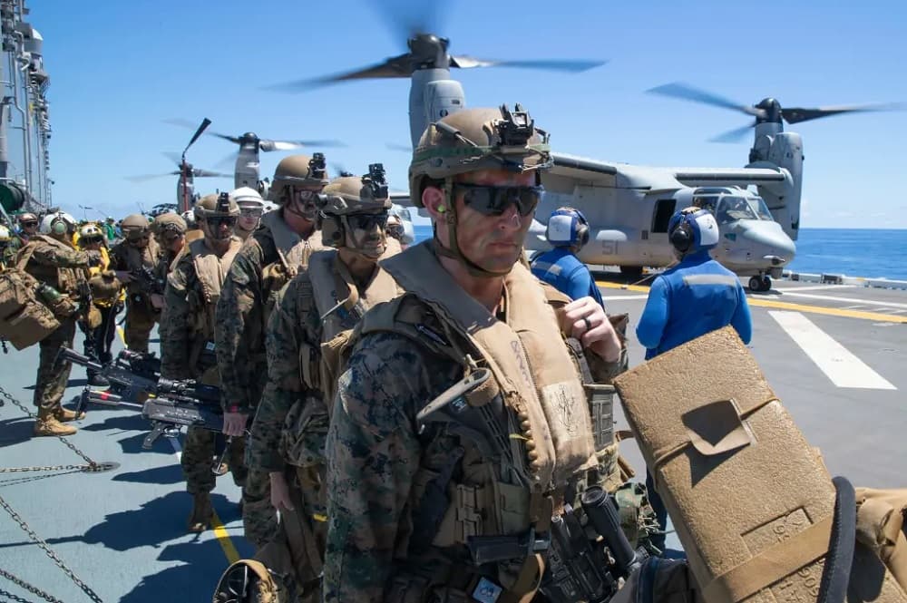 AS Kirim 2.500 Marinir ke Timteng, Sinyal Serangan Darat ke Iran?