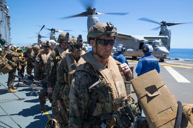 AS Kirim 2.500 Marinir ke Timteng, Sinyal Serangan Darat ke Iran?