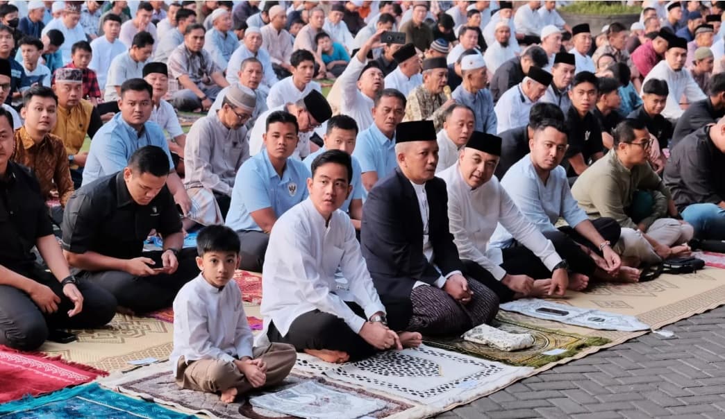 Gibran Dijadwalkan Sholat Id di Masjid Istiqlal Besok