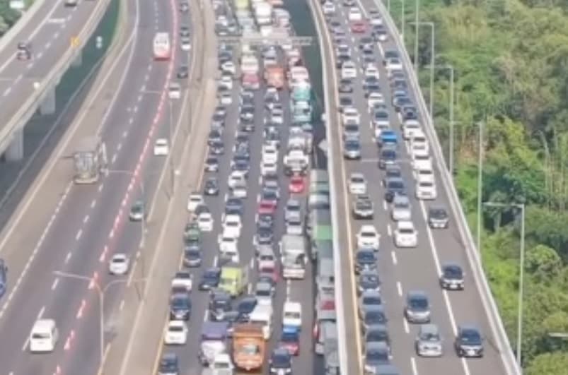 Arus Balik Lebaran, One Way dari Km 132 hingga Km 70 Diberlakukan Hari Ini