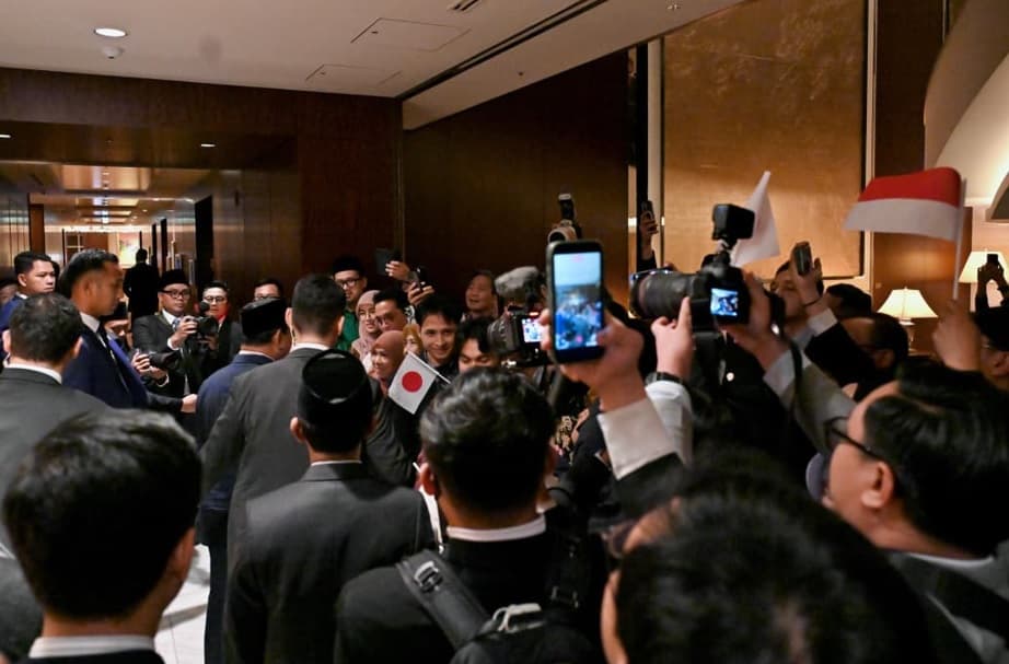 Diaspora Indonesia Berbondong-bondong Sambut Kedatangan Prabowo di Tokyo